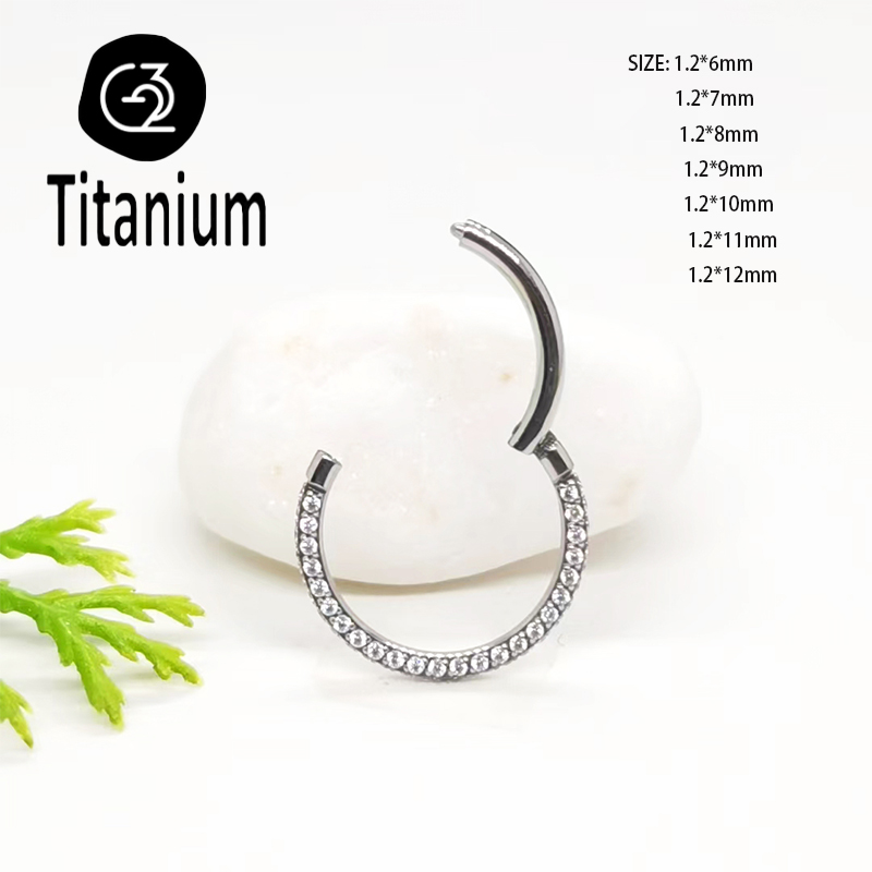 Argolas de Titânio ASTM F136 G - Body Piercing Quality Jewelry avaliação e preço